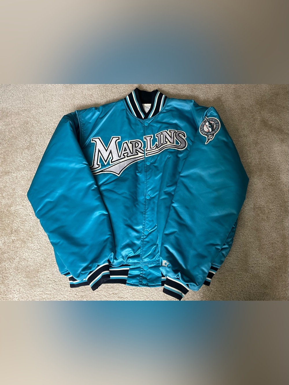 Vintage Rare Florida Marlins Starter Jacket